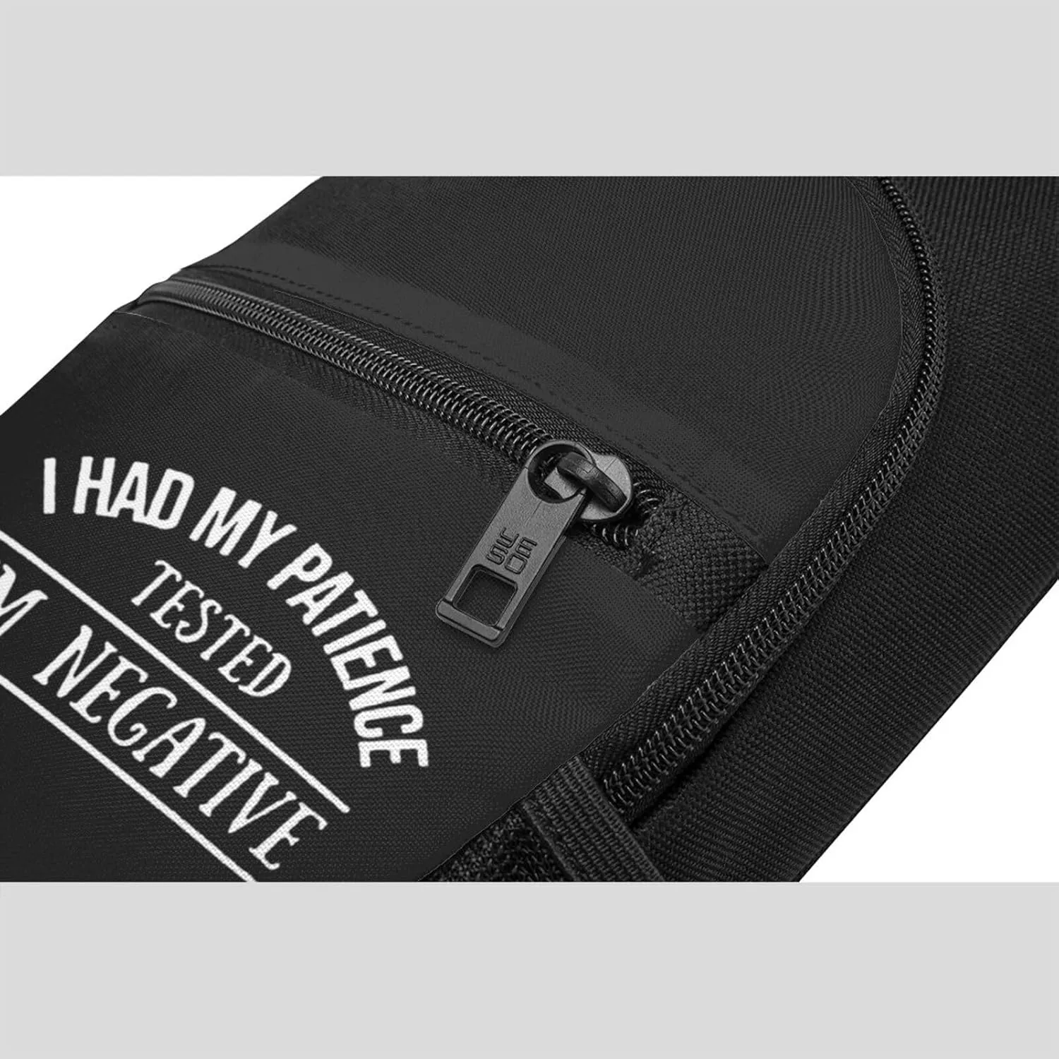 I Had My Patience Tested I'm Negative Chest Pack Leisure Shoulder Crossbody Chest Bag