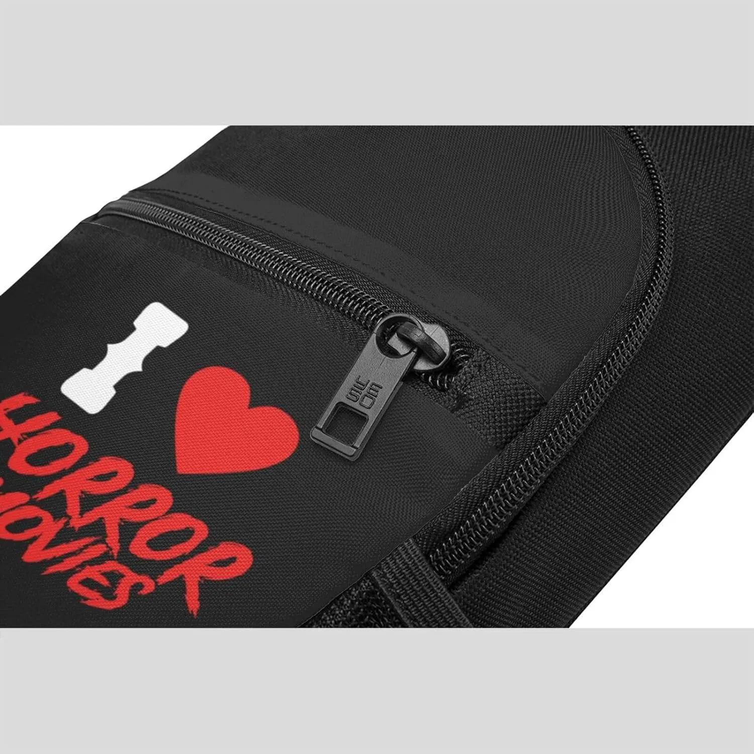 I Love Horror Movies Chest Pack Leisure Shoulder Crossbody Chest Bag