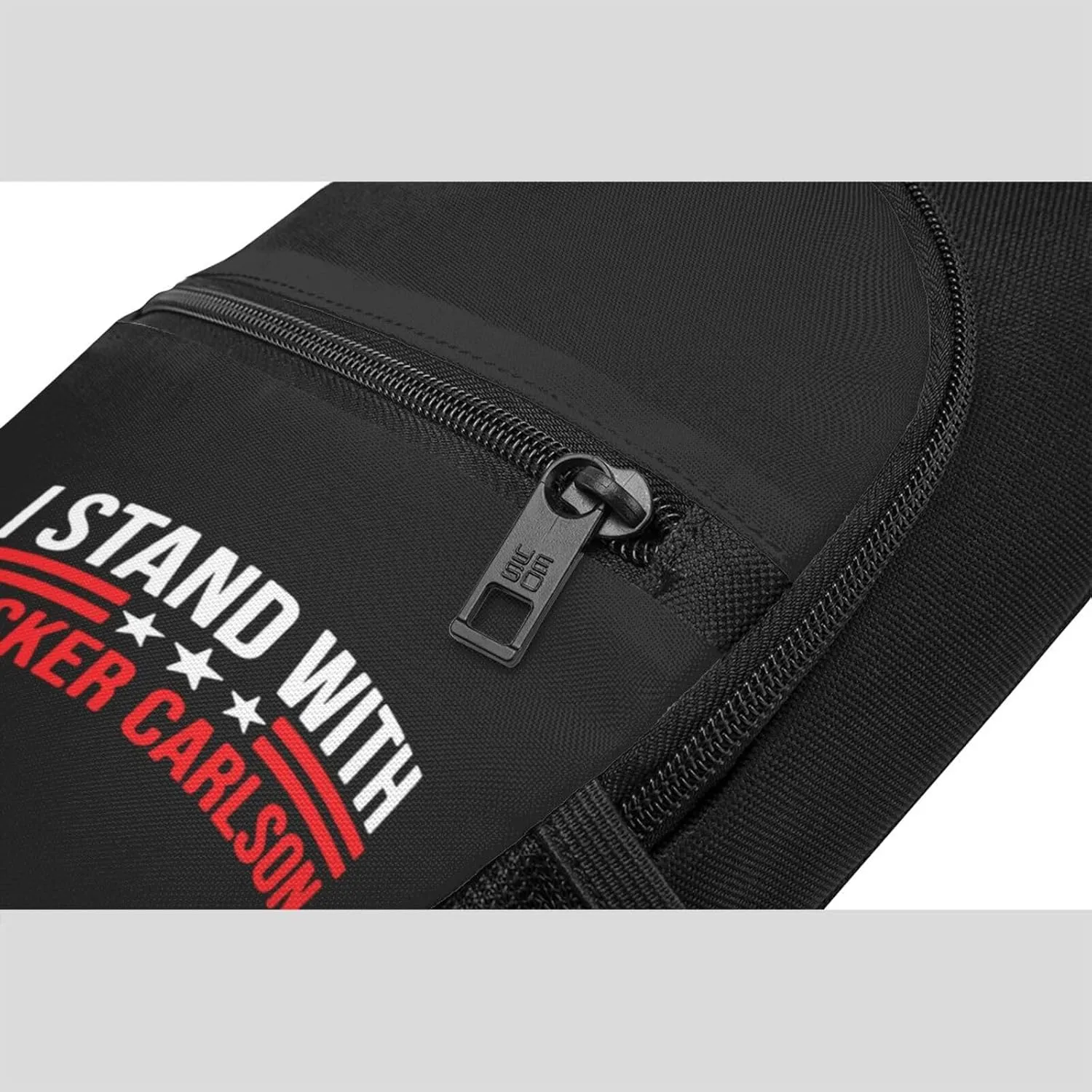 I Stand With Tucker Carlson Chest Pack Leisure Shoulder Crossbody Chest Bag