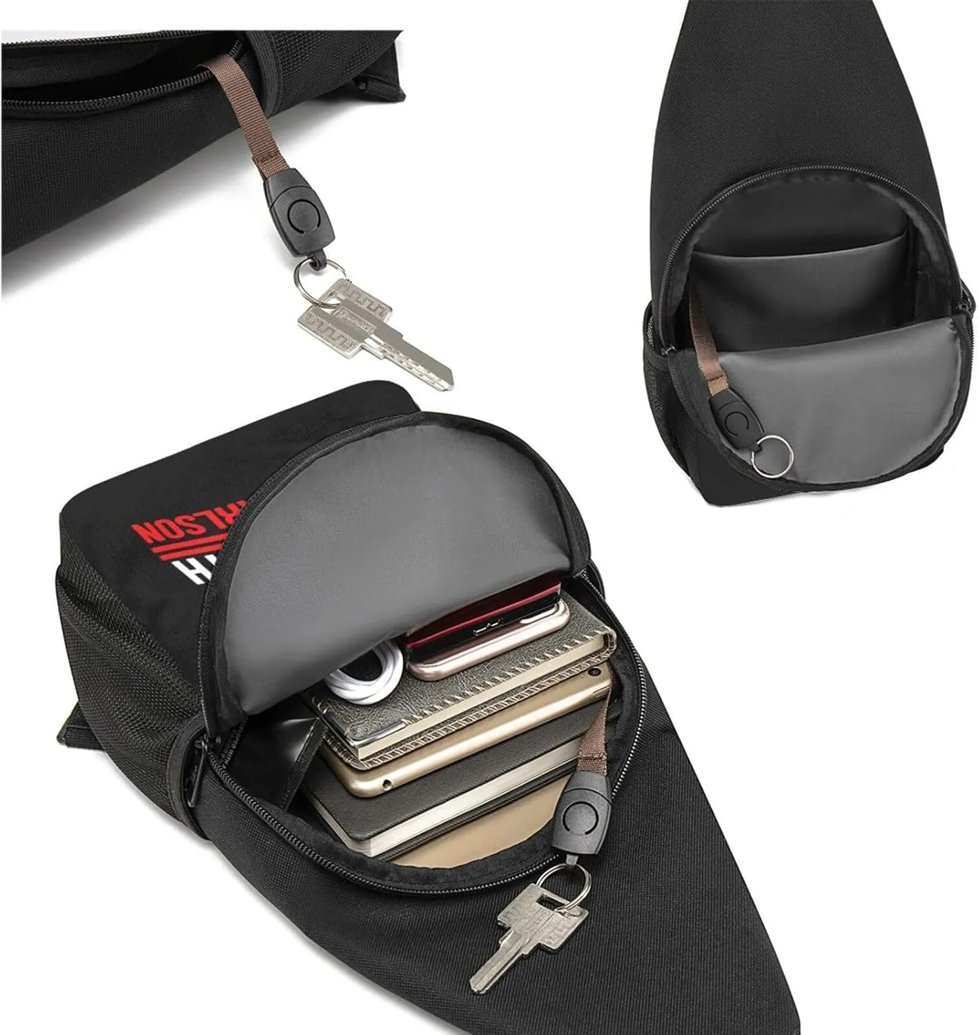 I Stand With Tucker Carlson Chest Pack Leisure Shoulder Crossbody Chest Bag