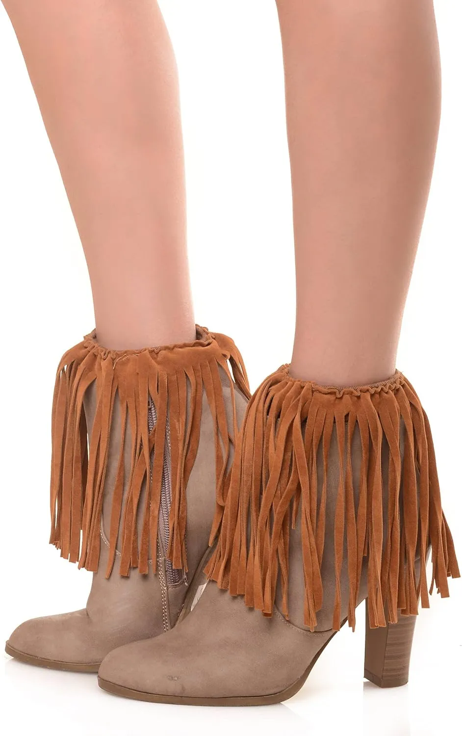ICONOFLASH Women's Vegan Suede Boot Cuffs