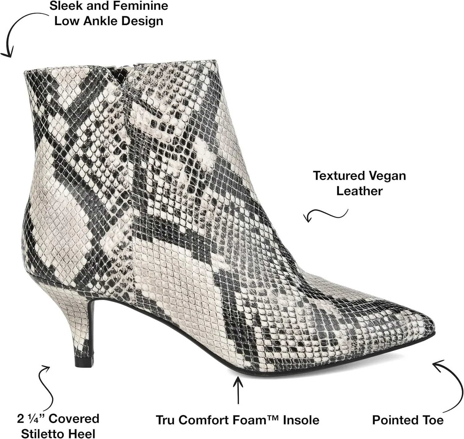 JC JOURNEE COLLECTION Women's Ankle Boots and Booties