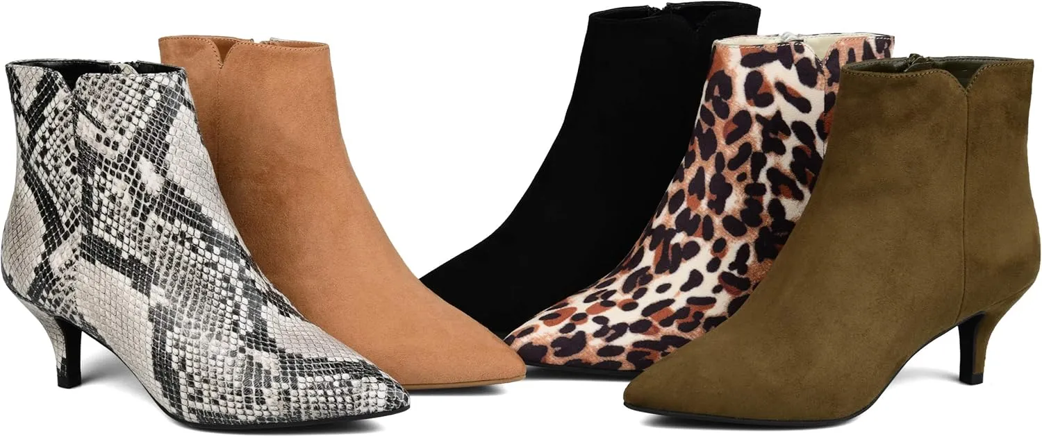 JC JOURNEE COLLECTION Women's Ankle Boots and Booties