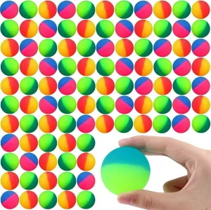 Jenaai 200 Pcs Bouncy Balls for Kids, 45 mm/1.77 inch Colorful Large Rubber Balls Bulk for Birthday Party Favors Classroom Carnival Prizes Goodie Gift