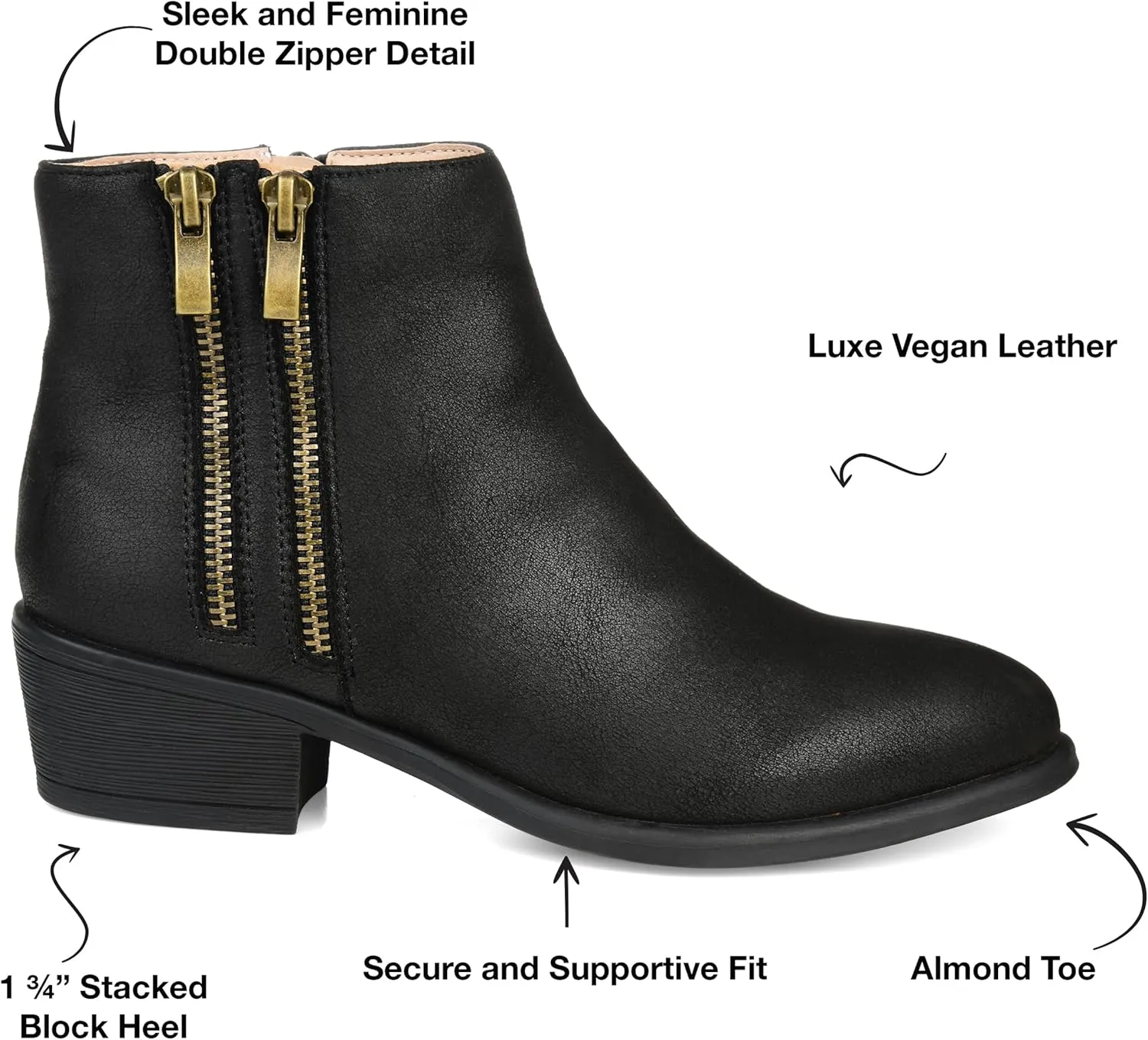 Journee Collection Women's Ankle Boots and Booties