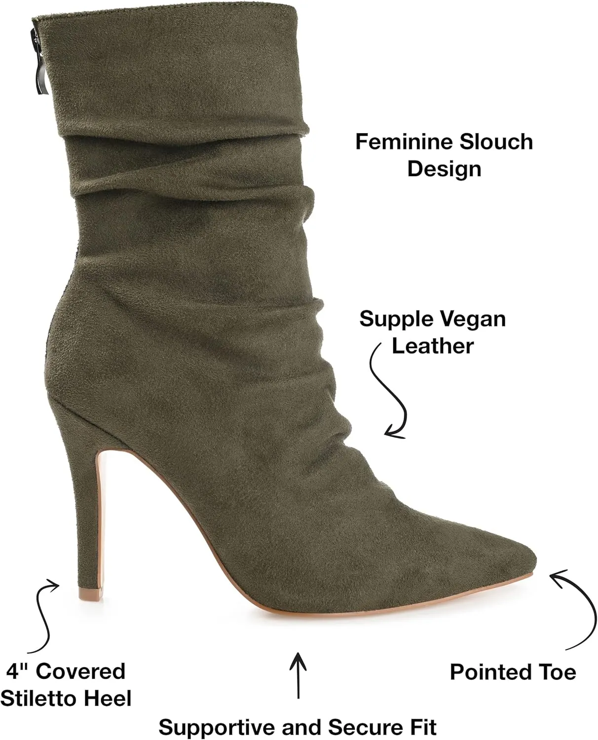 Journee Collection Women's Ankle Boots and Booties