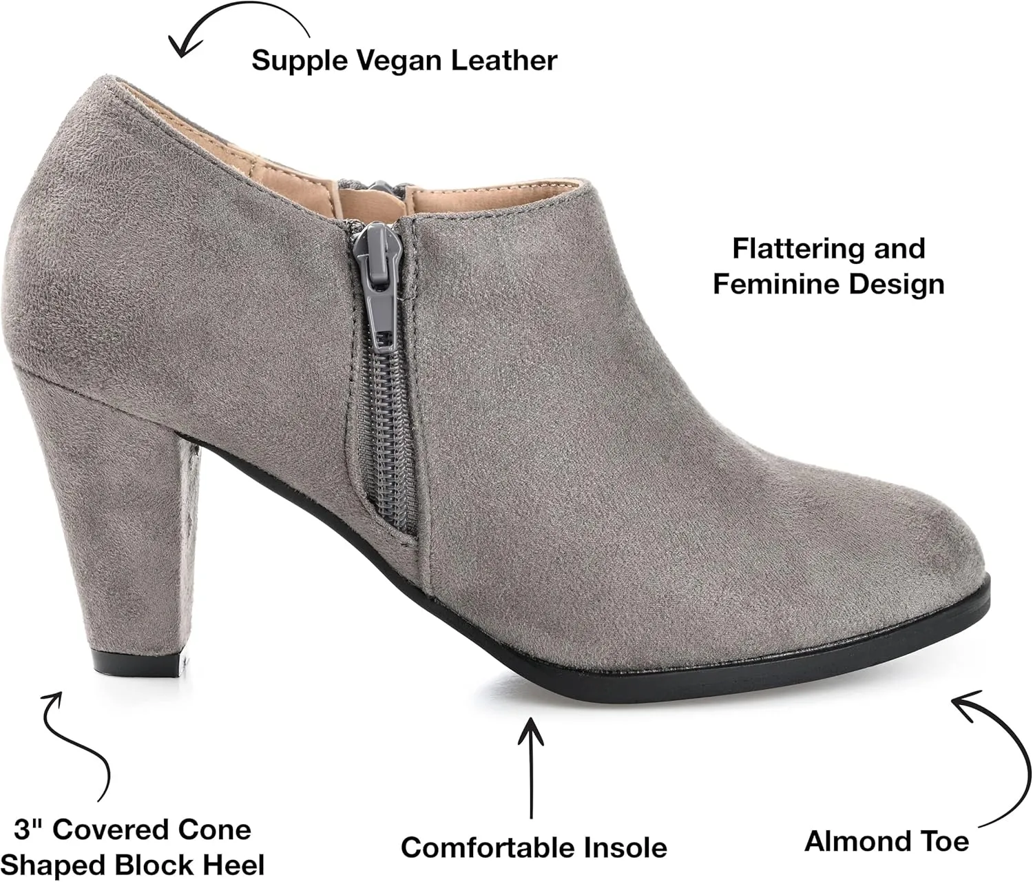 Journee Collection Women's Ankle Boots and Booties