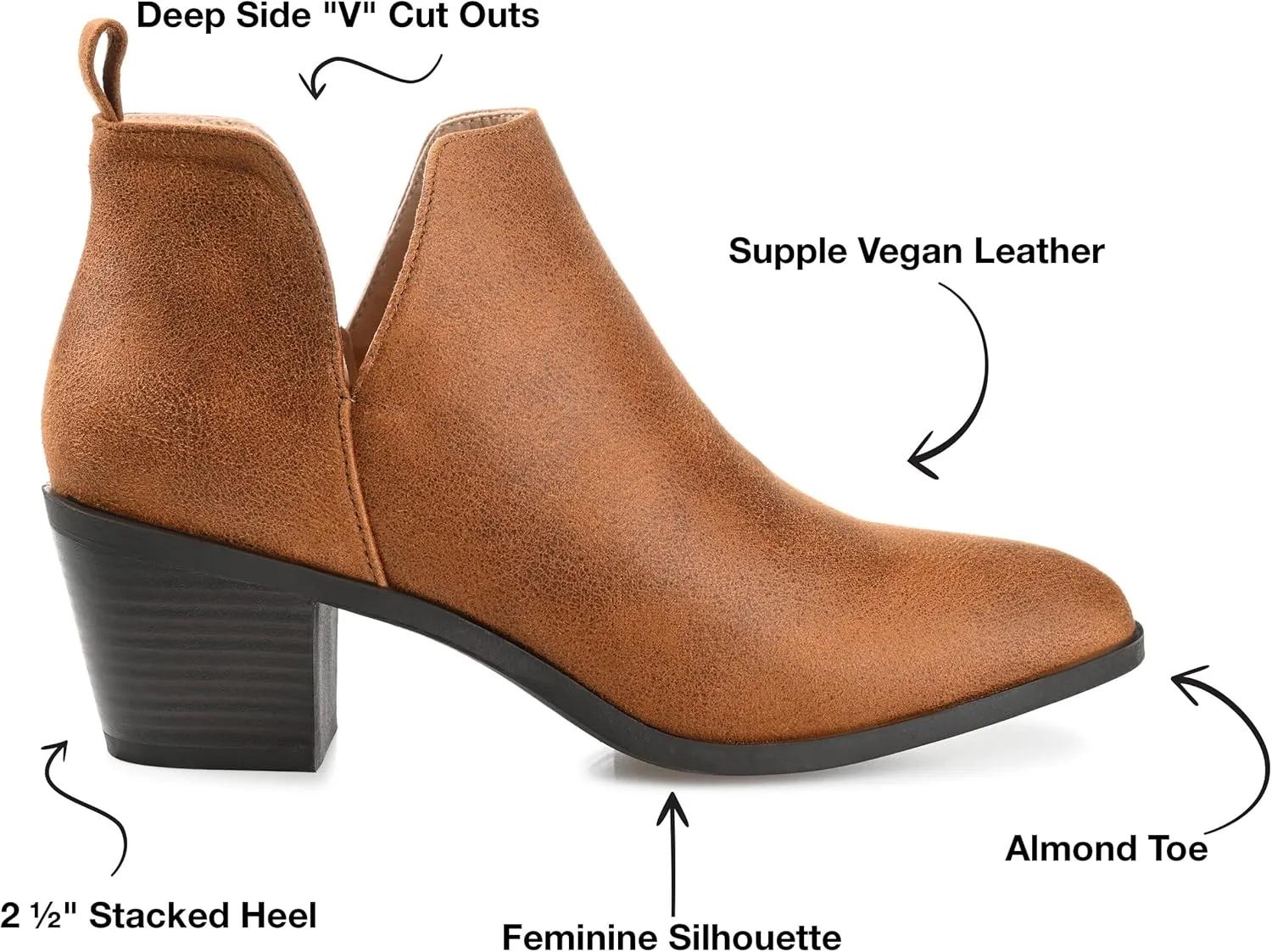 Journee Collection Women's Ankle Boots and Booties