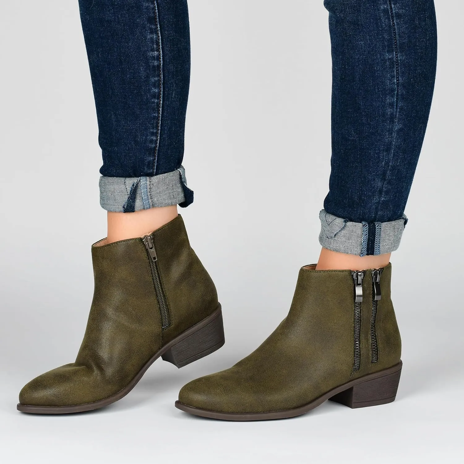 Journee Collection Women's Ankle Boots and Booties