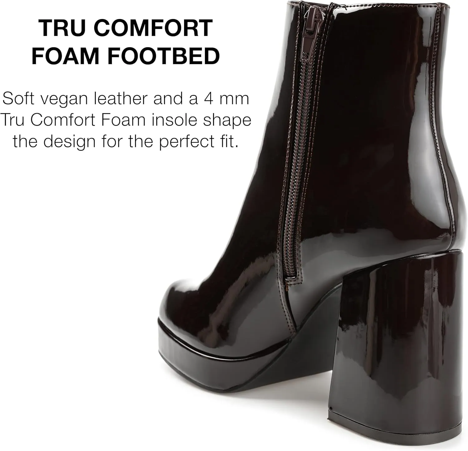 Journee Collection Women's Tru Comfort Foam Mollie Bootie Ankle Boot