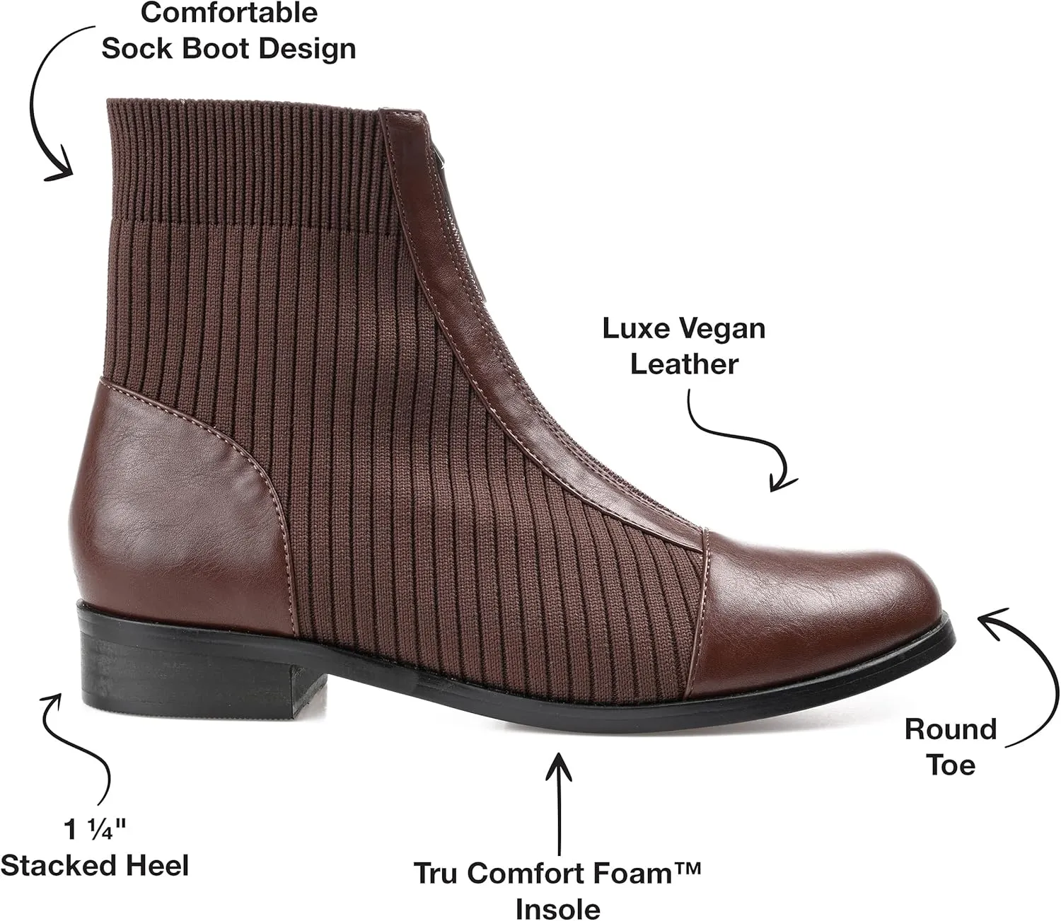 Journee Women's Comfort Foam Bexlie Booties