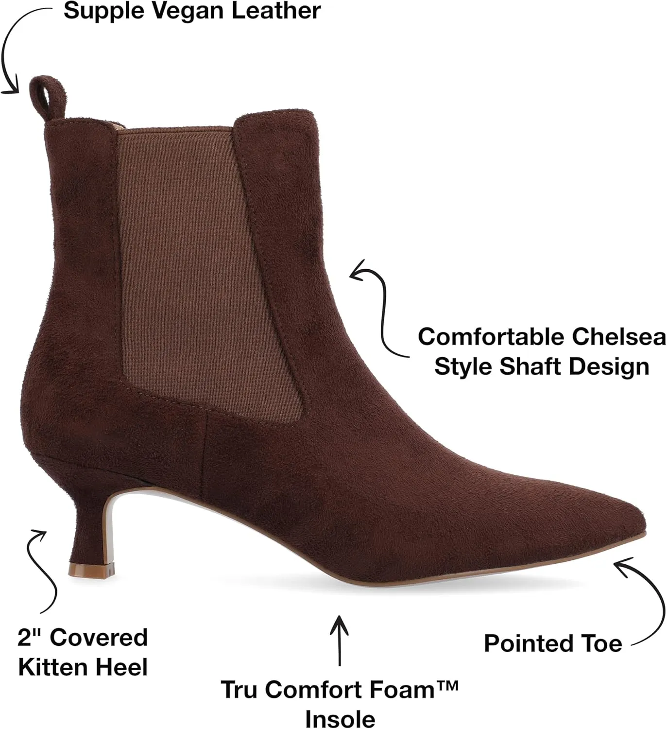 Journee Women's Comfort Foam Tenlee Booties