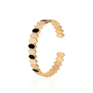 Joyful Symmetry Enamel Bangle
