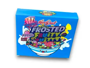 Kandy Depo Frosted Fruity P Mylar Bag with Box 3.5 Grams