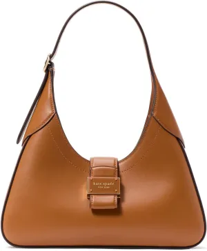kate spade new york Nouveau Small Shoulder, Smooth Leather Cavern Clay