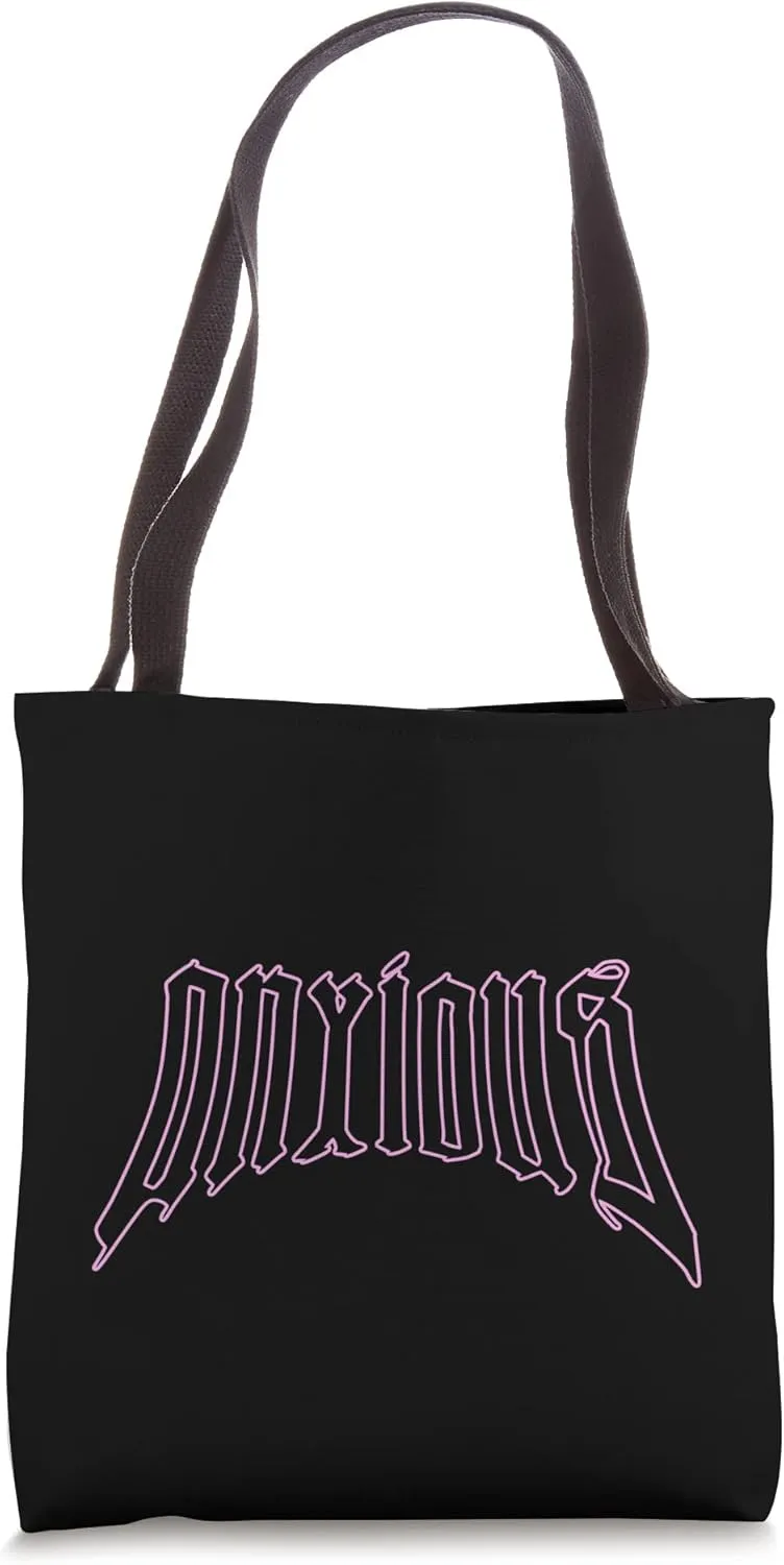 Kawaii Pastel Goth Anxious Alt Edgy Emo Mental Health Gift Tote Bag
