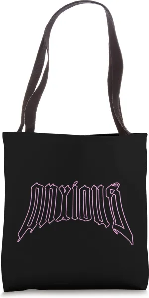 Kawaii Pastel Goth Anxious Alt Edgy Emo Mental Health Gift Tote Bag