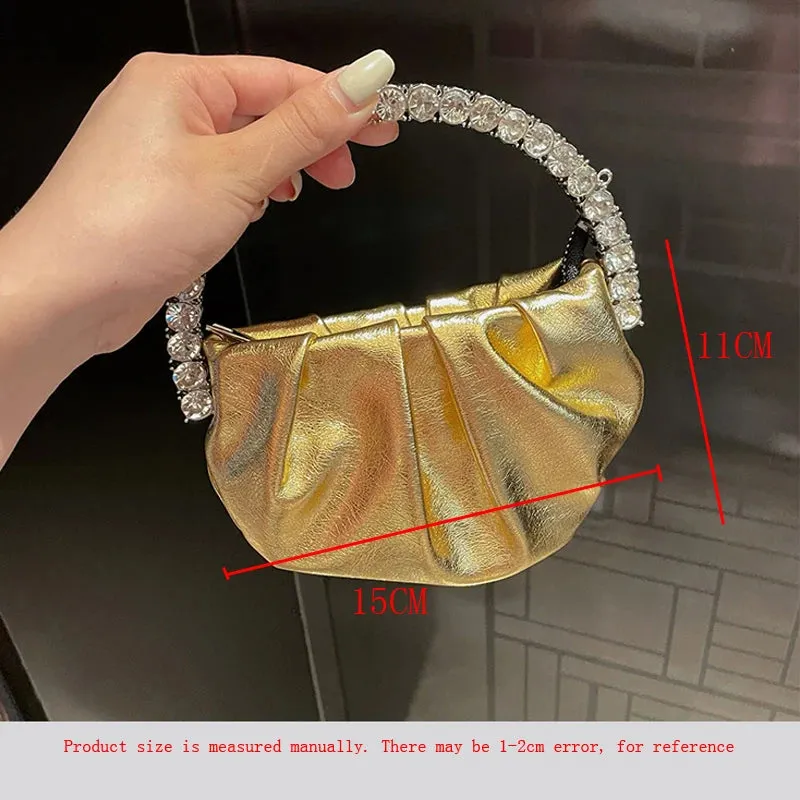 Kawaii Sparkle Crystal Clutch ✨💖 - Adorable Rhinestone Handbag & Shoulder Bag for Trendy Women! 👜🌸