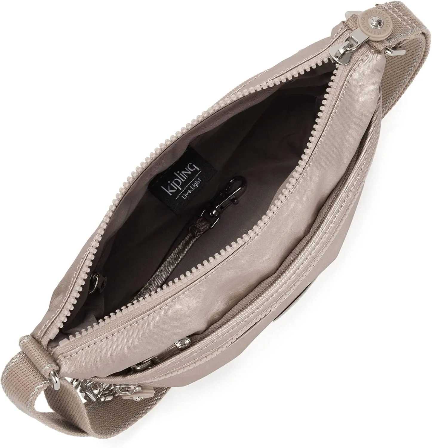 Kipling Arto Small Metallic Crossbody Bag