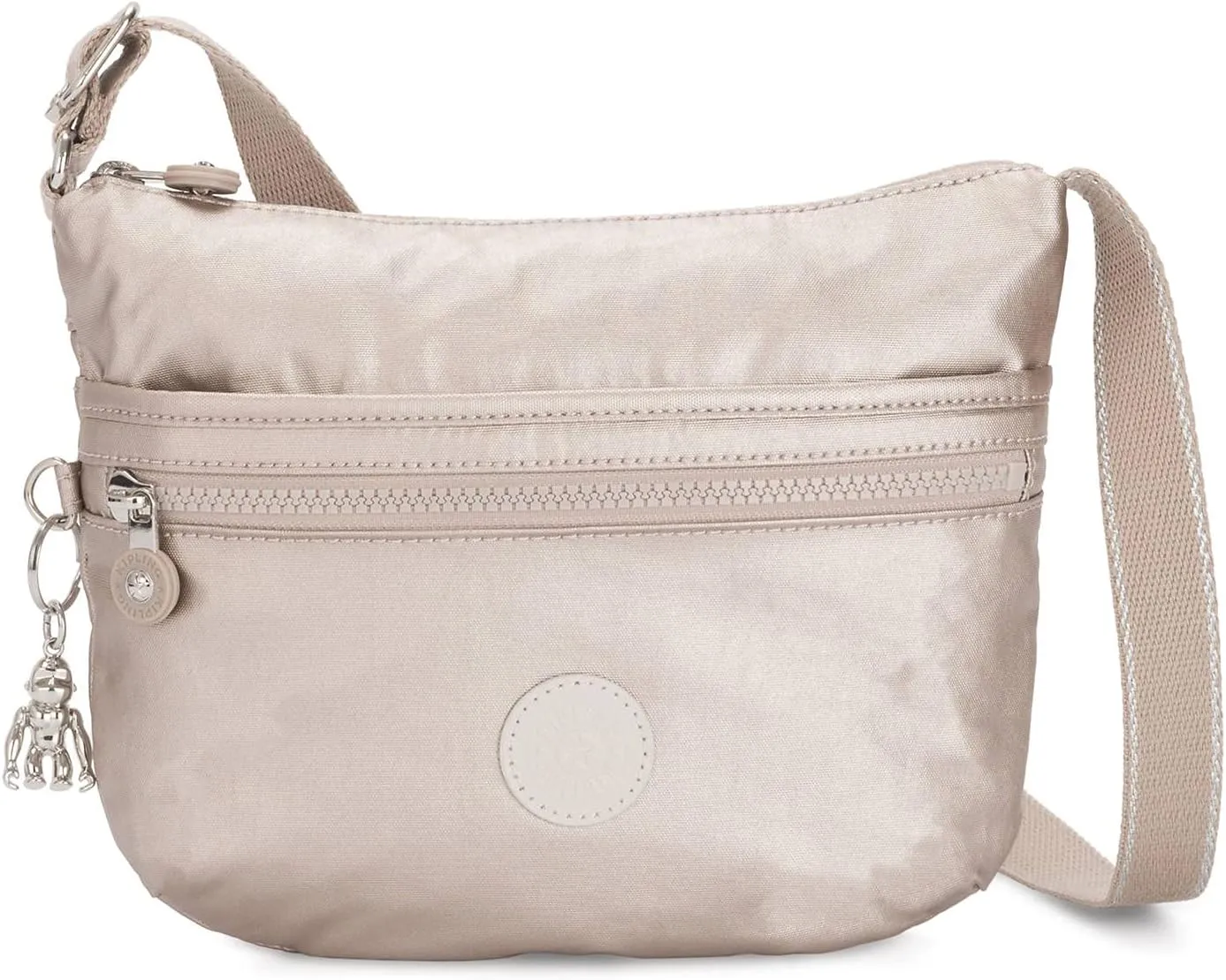 Kipling Arto Small Metallic Crossbody Bag