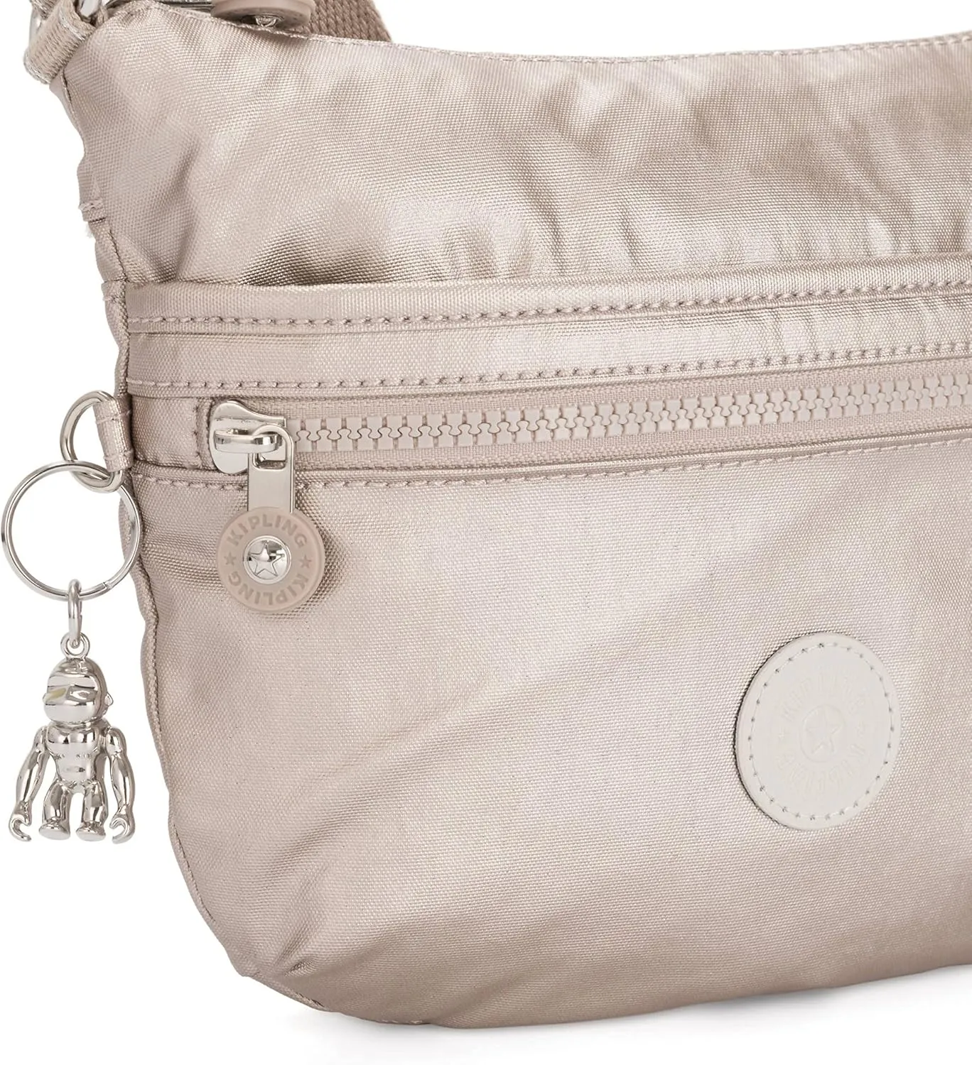 Kipling Arto Small Metallic Crossbody Bag
