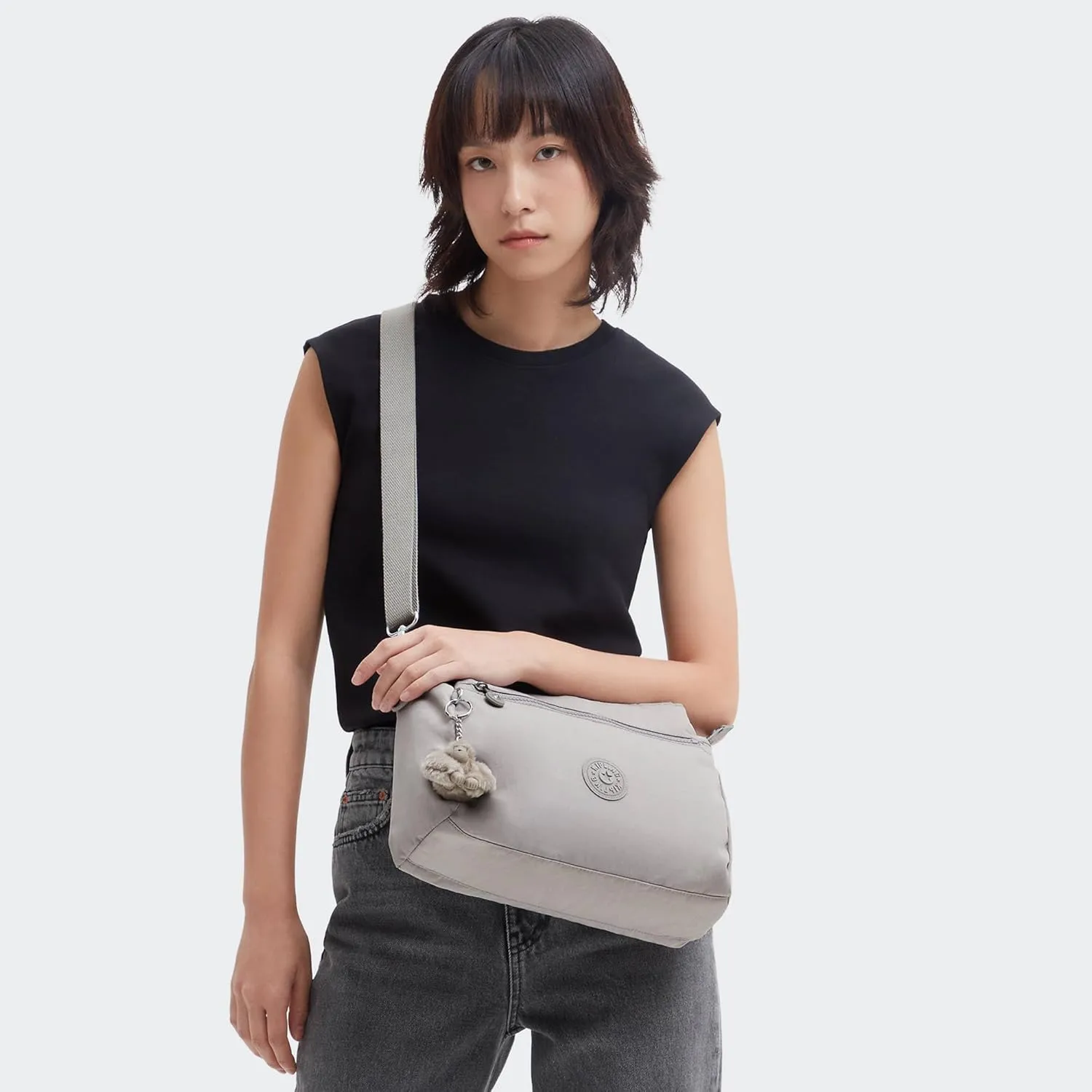 Kipling Elysia Metallic Shoulder Bag