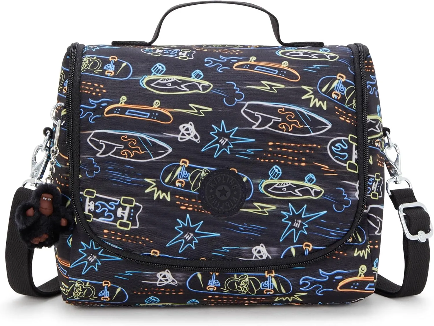 Kipling New Kichirou Metallic Lunch Bag