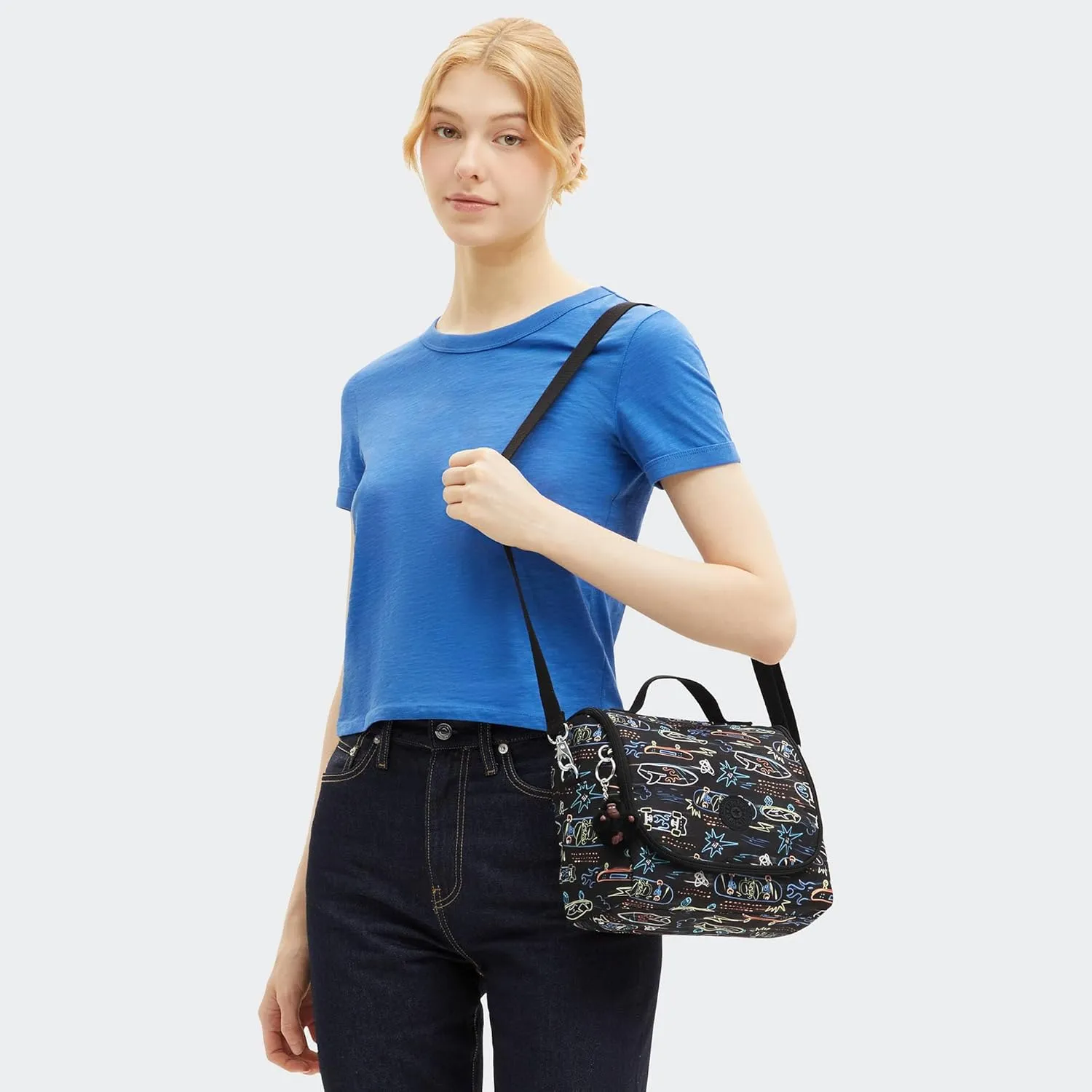 Kipling New Kichirou Metallic Lunch Bag
