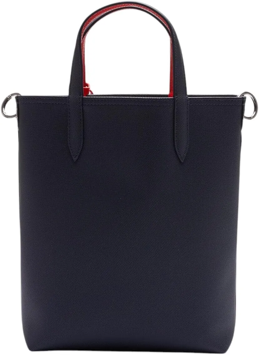 Lacoste Anna Reversible Coated Canvas Tote Bag and Detachable Pouch
