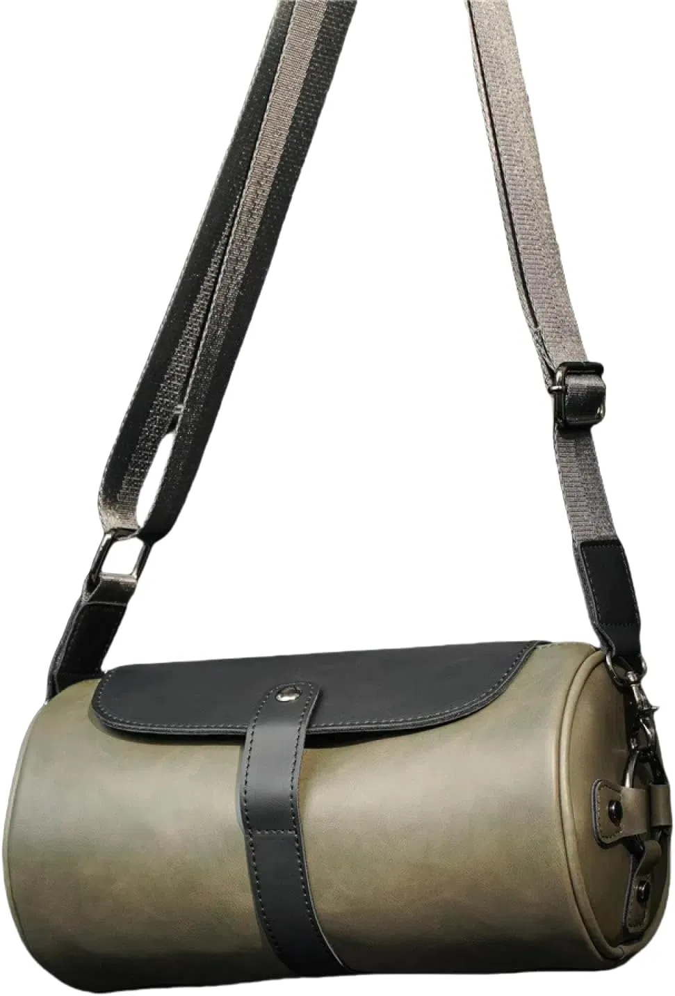 Ladies' Crossbody Bag New Retro Cylindrical Bag Shoulder Bag Fashionable Men's Bag Women's Bag Casual Bag Used for Outdoor Travel and Fitness ﻿