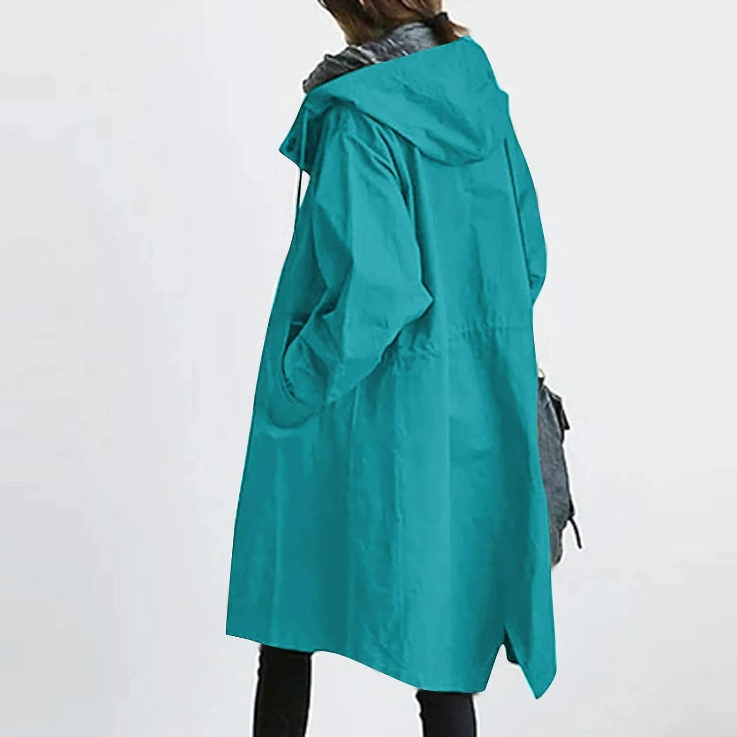 LCMTWX Women's Coats Basic Long Jacket Coat Womens Elegant Windbreaker Wild Winter Women's Coat Coats for Women Trendy