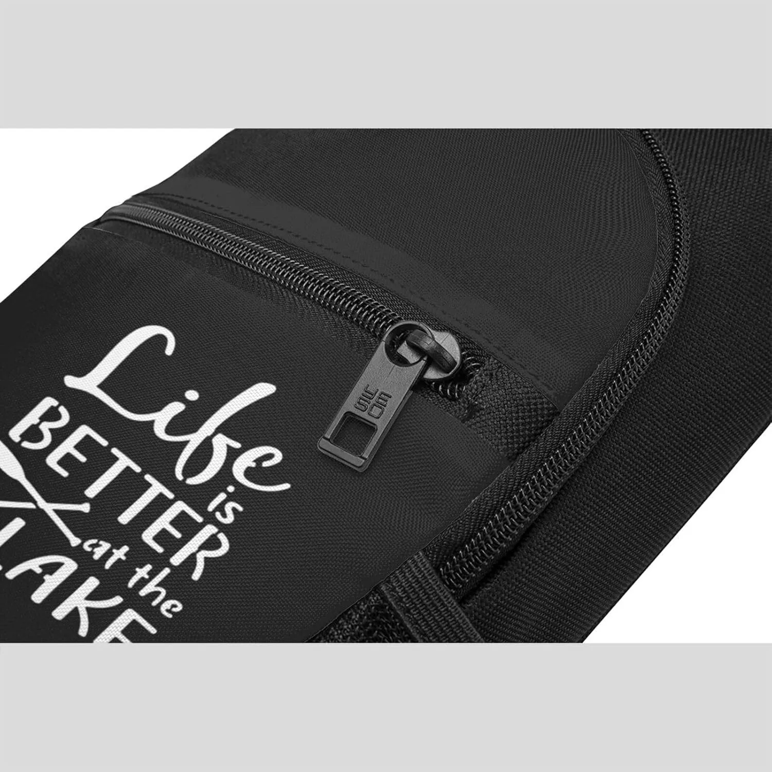 Life is Better at The Lake Chest Pack Leisure Shoulder Crossbody Chest Bag