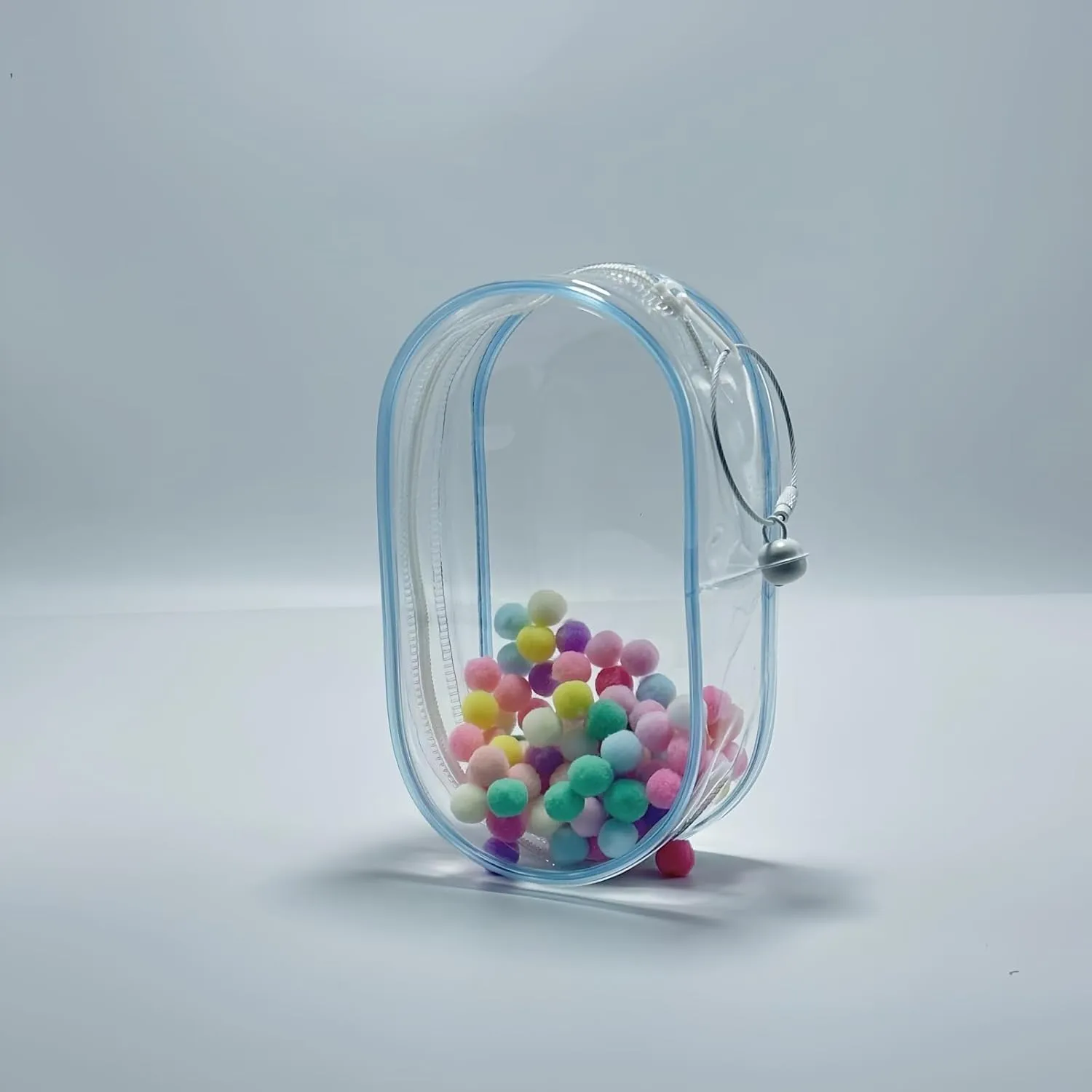 Light Blue Clear Bags Accessories for Doll,Can Be Installed Inside And Outside The Bag,Can Be Filled With Cute for Doll (Light Blue, Large)