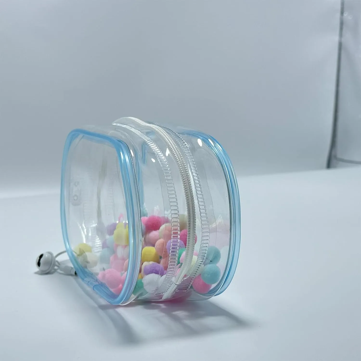 Light Blue Clear Bags Accessories for Doll,Can Be Installed Inside And Outside The Bag,Can Be Filled With Cute for Doll (Light Blue, Large)
