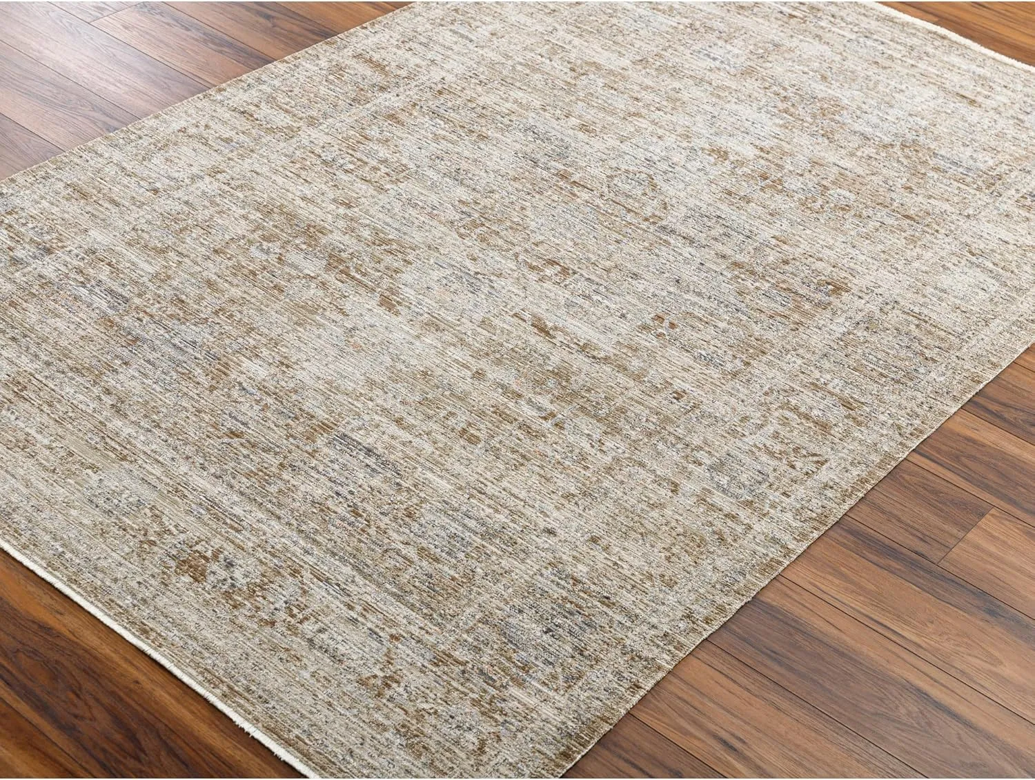 Livabliss x Becki Owens Margaret Washable Outdoor Runner Area Rug, 2'7" x 7'3", Taupe/Brown