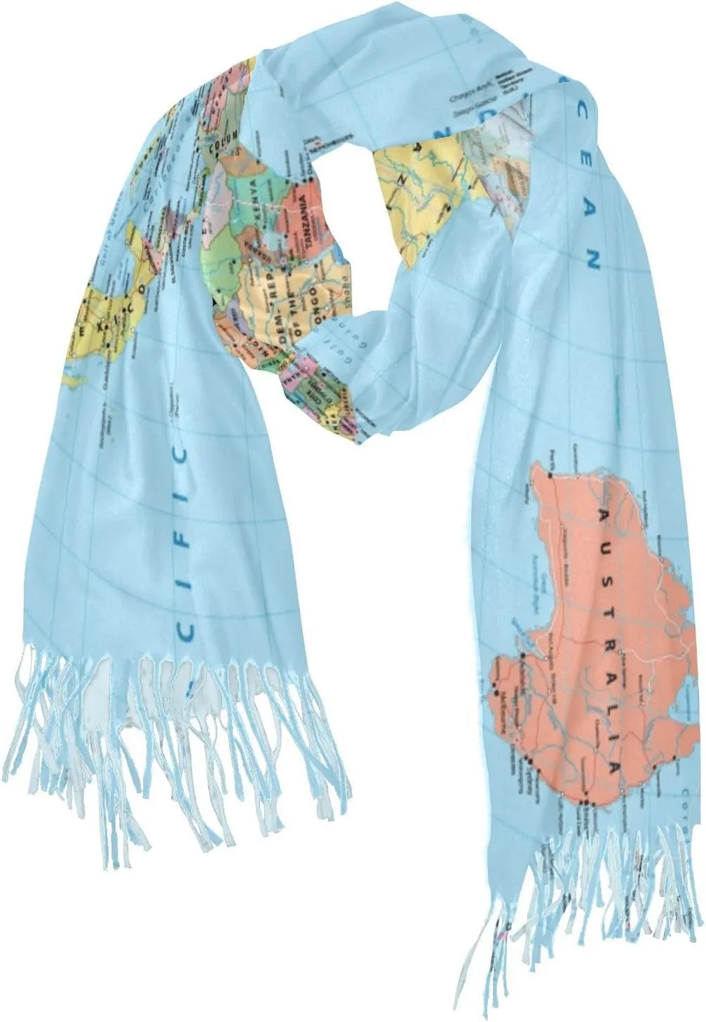 Long Scarves for Women with Fringe,Super Soft Cashmere Feel Scarf Wraps and Pashminas for Women Ladies Girls