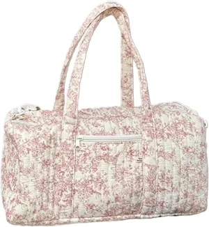 Lushandy Large Diaper Bag Tote, Cute Diaper Bag Puffer Travel Diaper Bag with Long Stap Hospital Bag Maternity Bag Nurse Bag