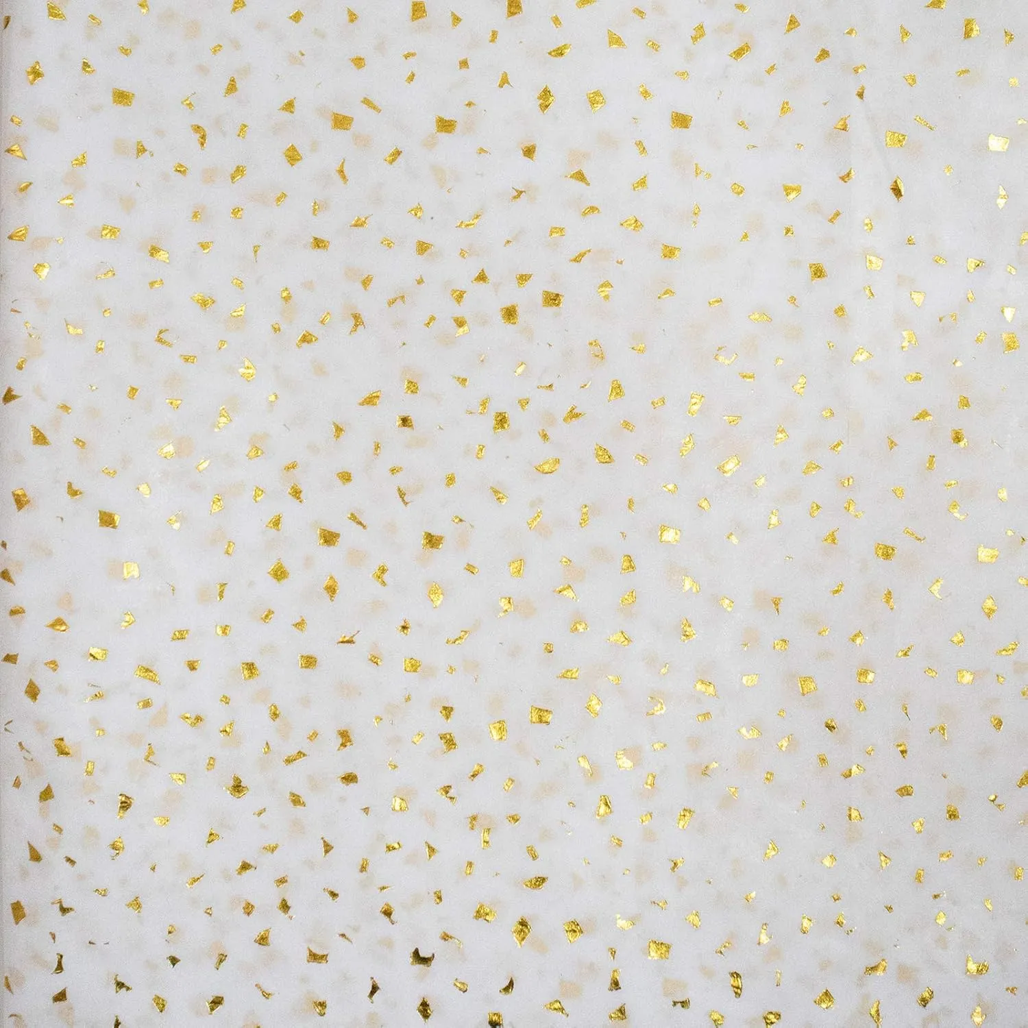 Made in USA 50-Sheet Hot Stamp Glitter Gift Tissue Paper Pack, 20" X 30" (Gold on White)