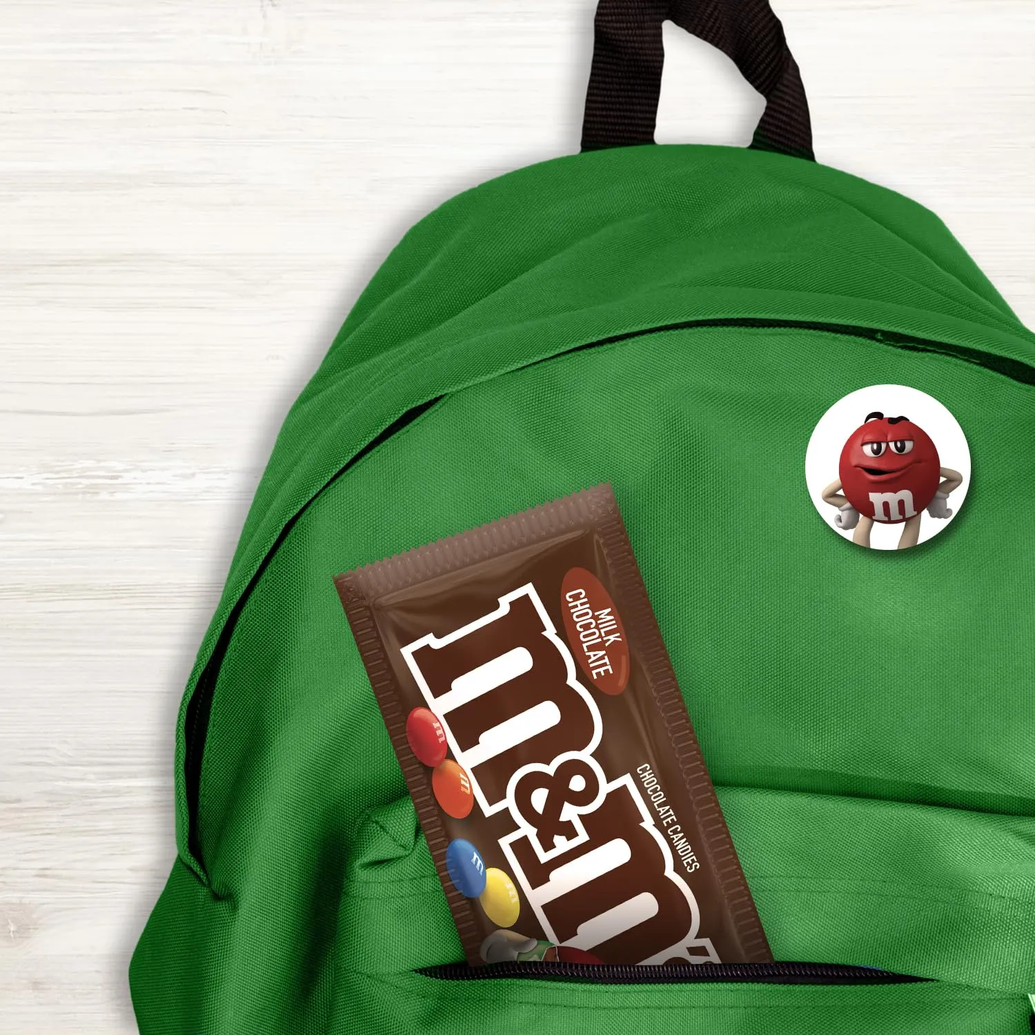 M&M'S Milk Chocolate Candy, Full Size 1.69 oz Bag, Pack of 36 Bulk Candy Chocolate