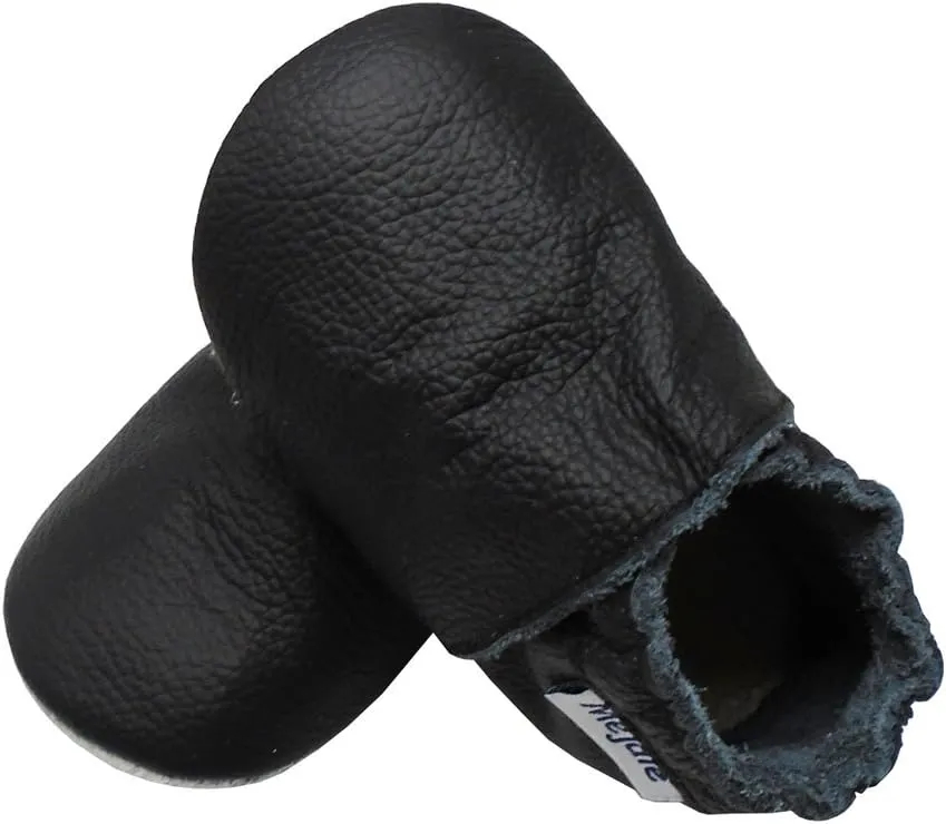 Mejale Baby Boy Girl Shoes Soft Soled Leather Moccasins Anti-Skid Infant Toddler Prewalker