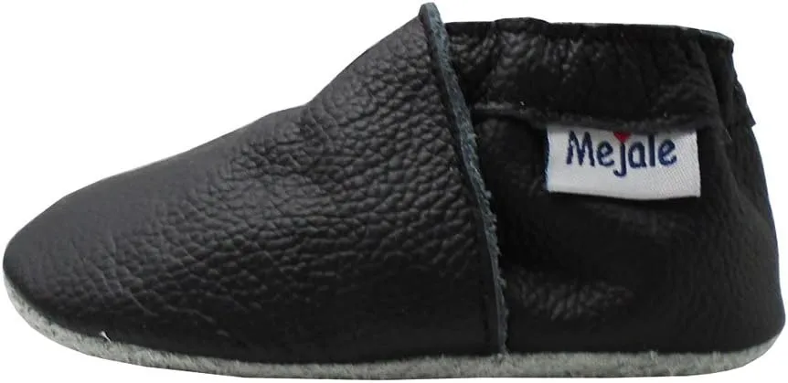 Mejale Baby Boy Girl Shoes Soft Soled Leather Moccasins Anti-Skid Infant Toddler Prewalker