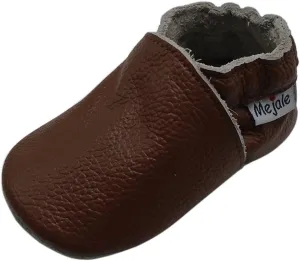 Mejale Baby Boy Girl Shoes Soft Soled Leather Moccasins Anti-Skid Infant Toddler Prewalker