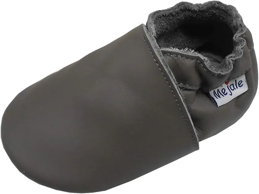 Mejale Baby Leather Shoes Infant Toddler Soft Sole Moccasins Shoes Boys Girls Pre-Walkers
