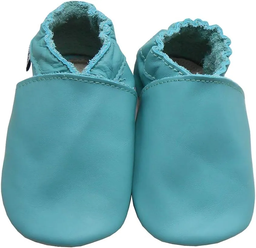 Mejale Baby Leather Shoes Infant Toddler Soft Sole Moccasins Shoes Boys Girls Pre-Walkers