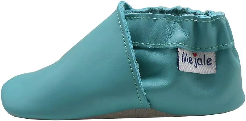 Mejale Baby Leather Shoes Infant Toddler Soft Sole Moccasins Shoes Boys Girls Pre-Walkers