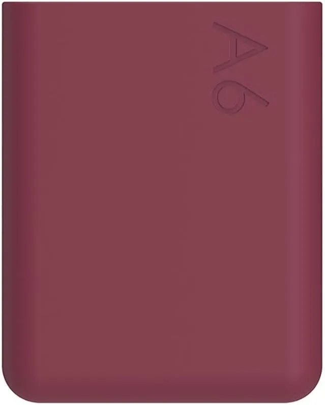 memobottle A6 (Wild Plum) Bundle - 12oz (375ml) - Bottle, silicone sleeve & lid | Compact Water Bottle For Bags & Small Pockets | BPA Free Tritan | Modern, Minimalist | For Gym & Work