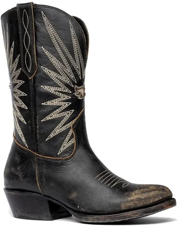 Mezcalero|Cowboy Boots for Women with traditional western stitching in the shaft - Mezcal