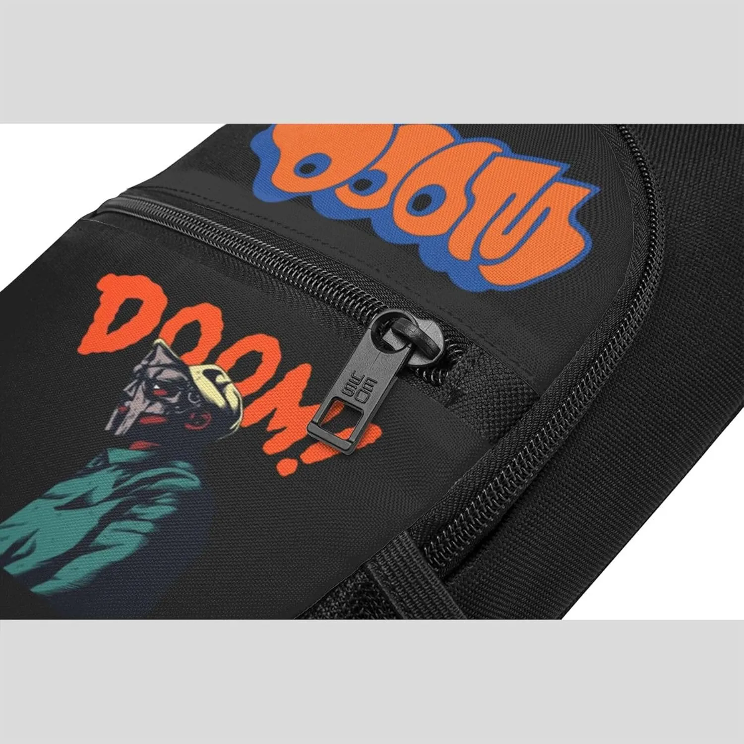 MF Hip Hop Music Rapper Sling Bag Chest Shoulder Backpack Crossbody Bags for Men Women Hiking Daypack Multipurpose Cross Body Chest Bag, Mf Doom-13