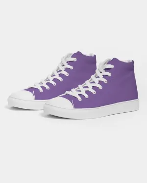 Midtone Violet High-Top Canvas Sneakers | Women's | C60M80Y0K0