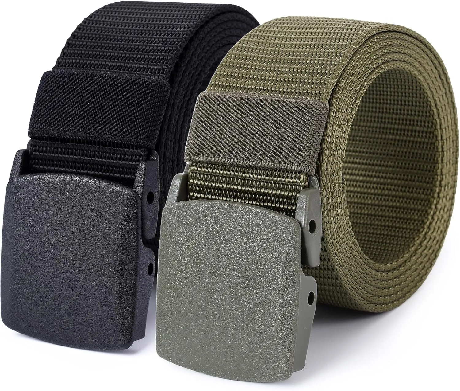 Mile High Life | Nylon Web Belt | Outdoor Military Belt | TSA YKK Safe Buckle Plastic/Metal